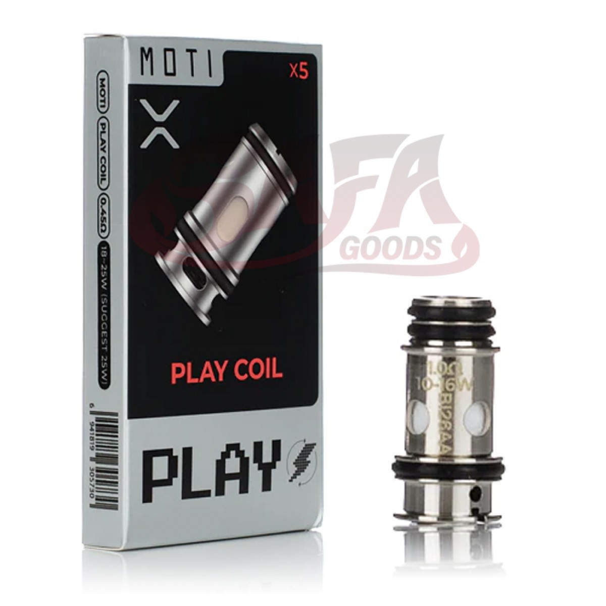 MOTI Play Replacement Coils 5PC - Mesh 0.45Ω